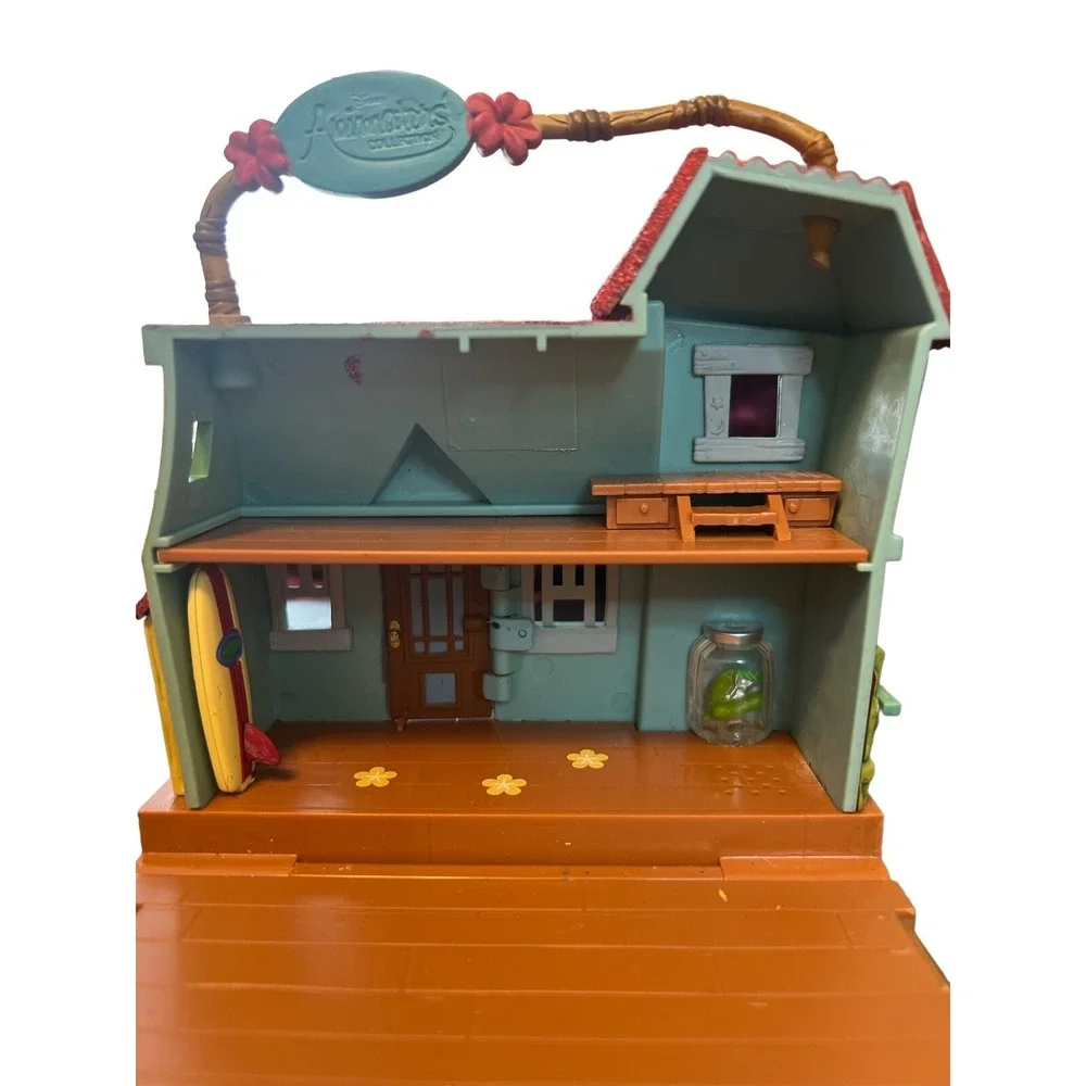 2 Disney Animators Collection Littles Aurora Cottage & Lilo & Stitch Playset‎